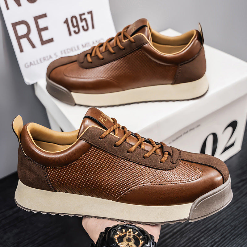 Black Leather Work Shoes – Casual, Low-Cut & Comfortable