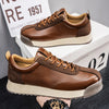 Black Leather Work Shoes – Casual, Low-Cut & Comfortable